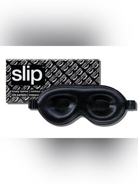 slip Contour Sleep Mask Packaging - Black & White